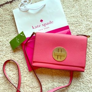 Small pink Kate Spade crossbody NWT